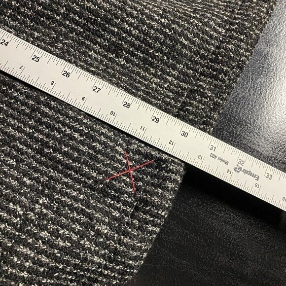 Betabrand Coat Women's XXL Black Tweed Asymmetrical Moto Wool Blend Heavy Jacket - Picture 15 of 15